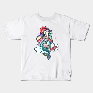 The Little Mermaid unicorn Kids T-Shirt